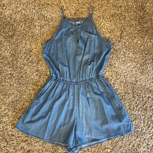 Chambray romper